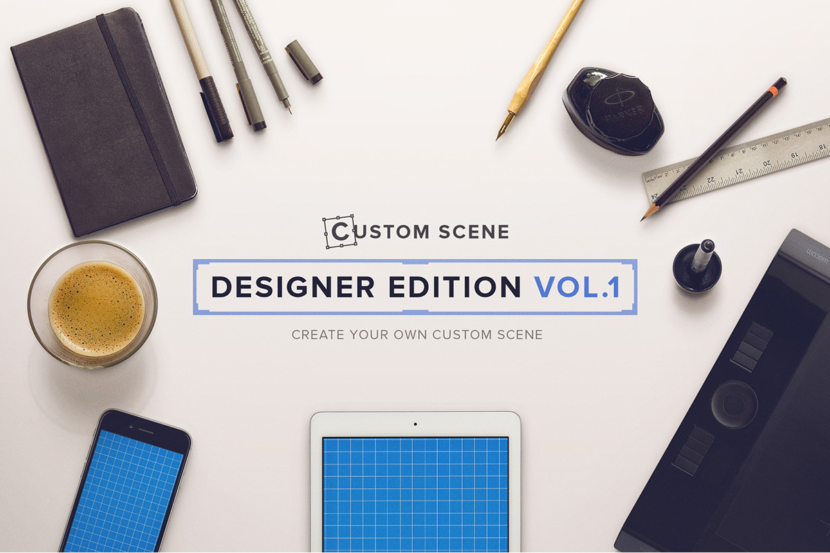 Designer Ed. Vol. 1 - Custom Scene in Scene Creator Mockups - product preview 8