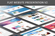 Flat Website Presentation V2