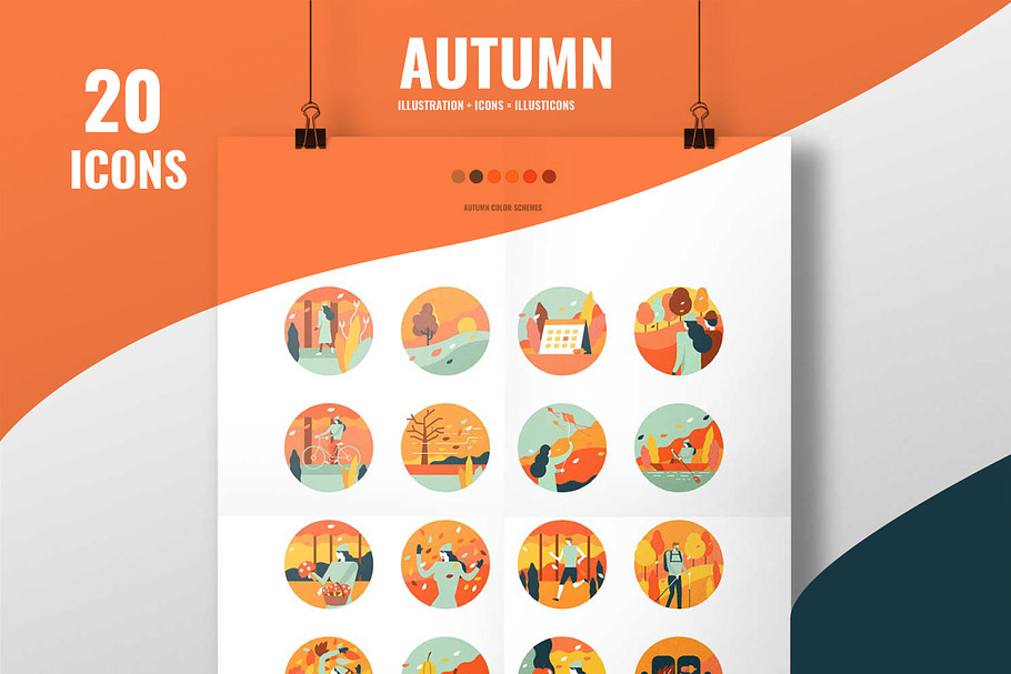 Autumn Activity Icons in Fall Icons - product preview 8
