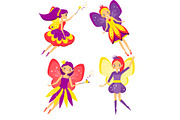 Cute flying fairy set