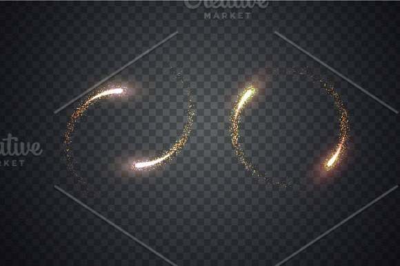 Gold glittering star dust in Textures - product preview 1