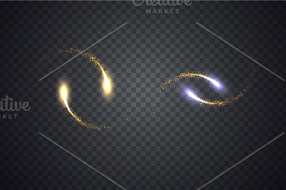 Gold glittering star dust in Textures - product preview 2