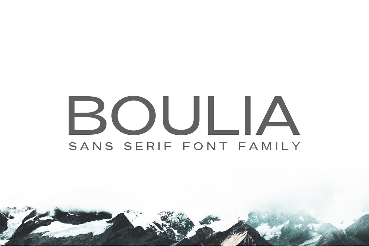 Boulia Sans Serif Font Family in Sans-Serif Fonts - product preview 8