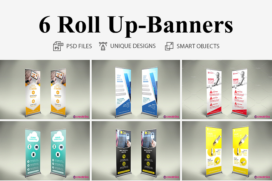 6 Roll Up Banners in Templates - product preview 8