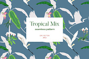 Tropical Mix Seamless Pattern