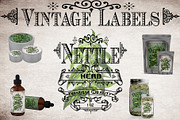 Nettle Vintage Labels