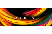 Fluid color motion concept