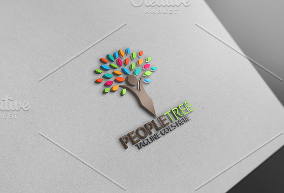 People Tree in Logo Templates - product preview 2