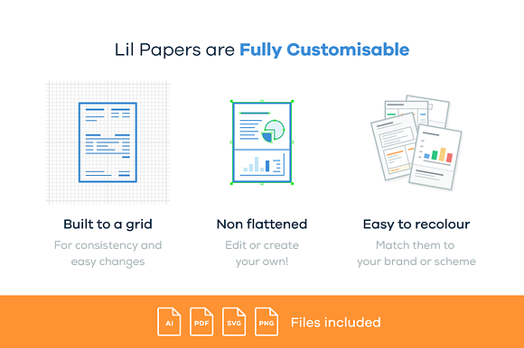 Lil Papers - 176 paper icons in Book Icons - product preview 2