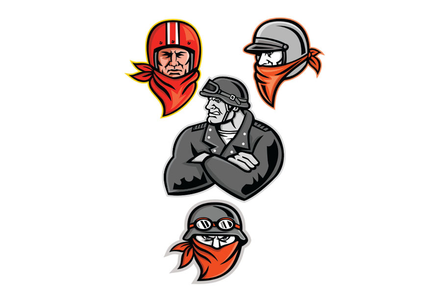 Biker Outlaw Mascot Collection