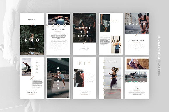 Workout Instagram Stories in Instagram Templates - product preview 9
