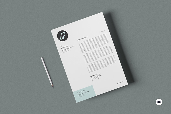 Minimalist Letterhead in Stationery Templates - product preview 2
