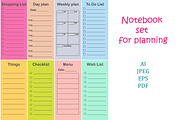 Planners 2019 set