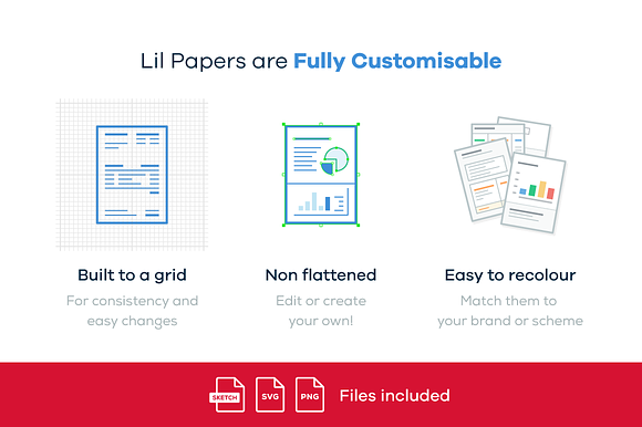 Lil Papers - 176 icons for Sketch in Graphics - product preview 3