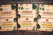 Forest Tea Party Flyer