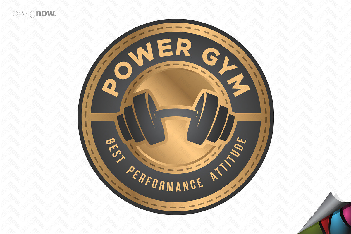 Fitness and Gym Logo Badge in Logo Templates - product preview 8