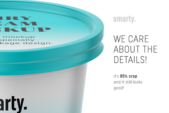 Dairy jar mockups in Product Mockups - product preview 2
