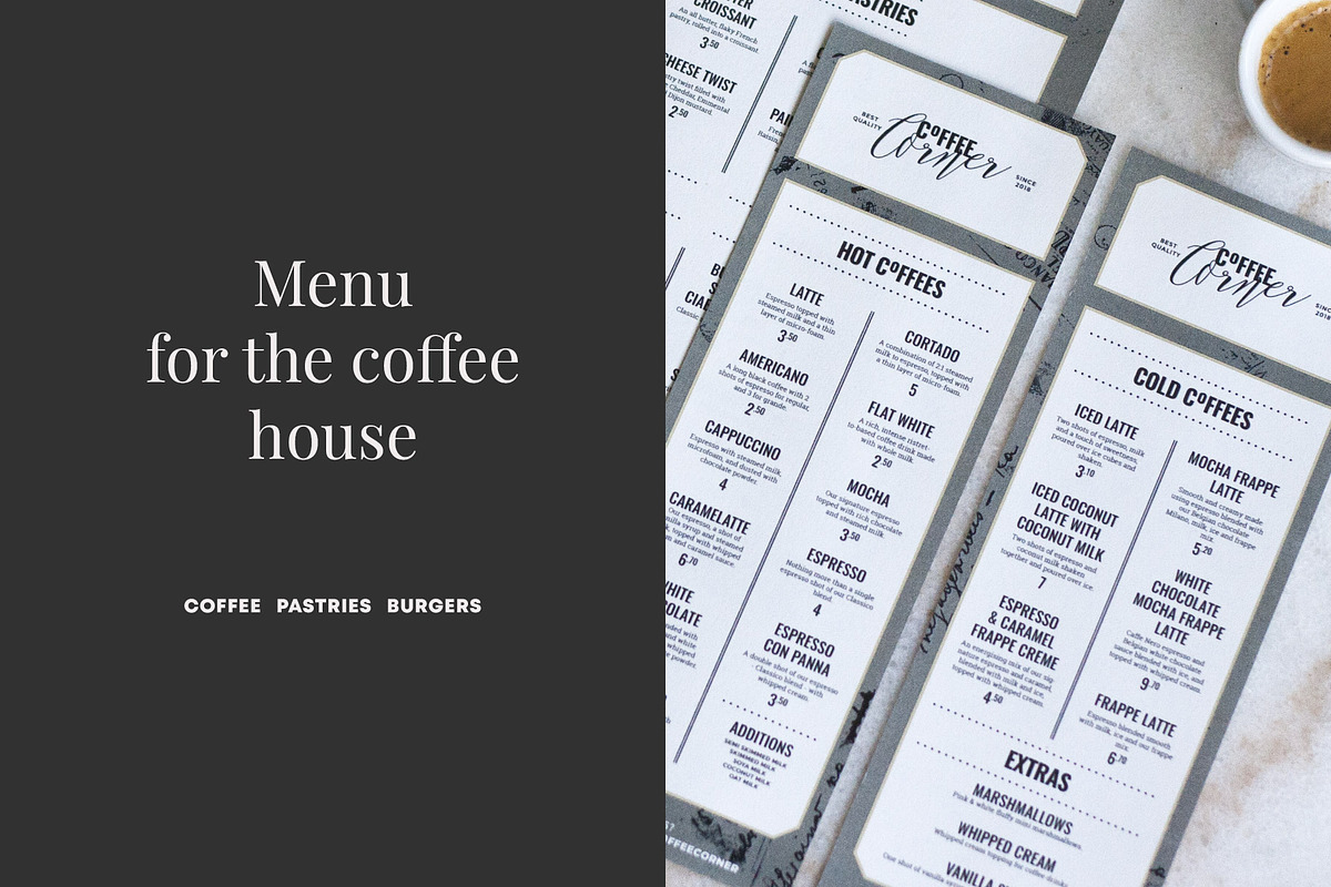 Coffee Menu Template in Flyer Templates - product preview 8