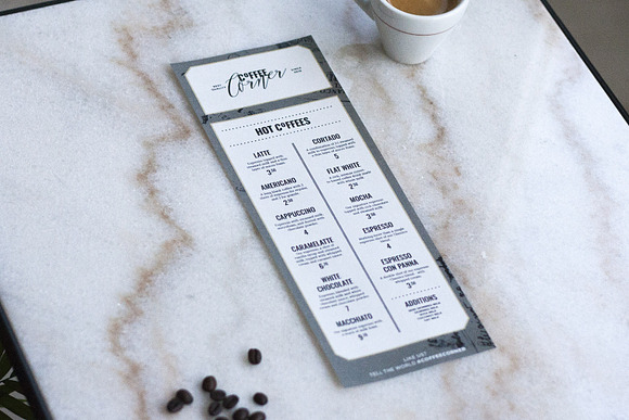 Coffee Menu Template in Flyer Templates - product preview 4