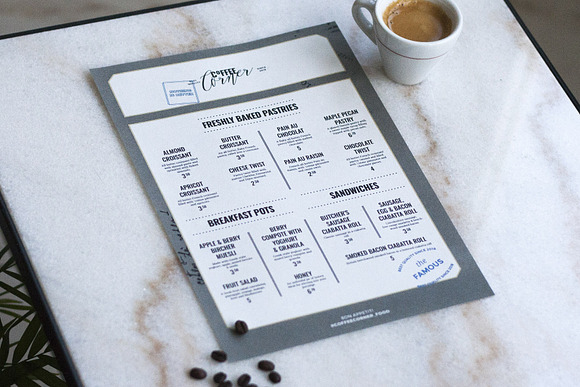 Coffee Menu Template in Flyer Templates - product preview 5