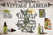 Calendula Vintage Labels