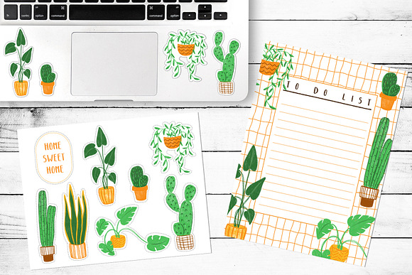 HOUSEPLANTS – PNG & Patterns Pack in Illustrations - product preview 1