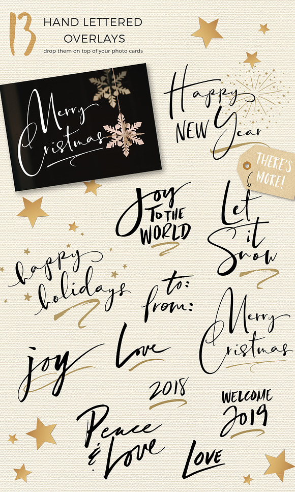 JOY TO THE WORLD HOLIDAY DESIGN KIT in Illustrations - product preview 2