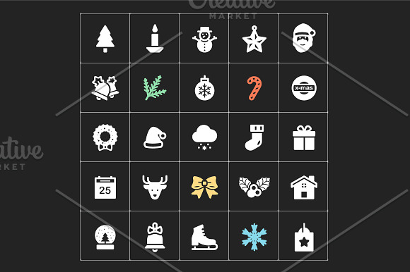 Christmas Filled Icon in Christmas Icons - product preview 2