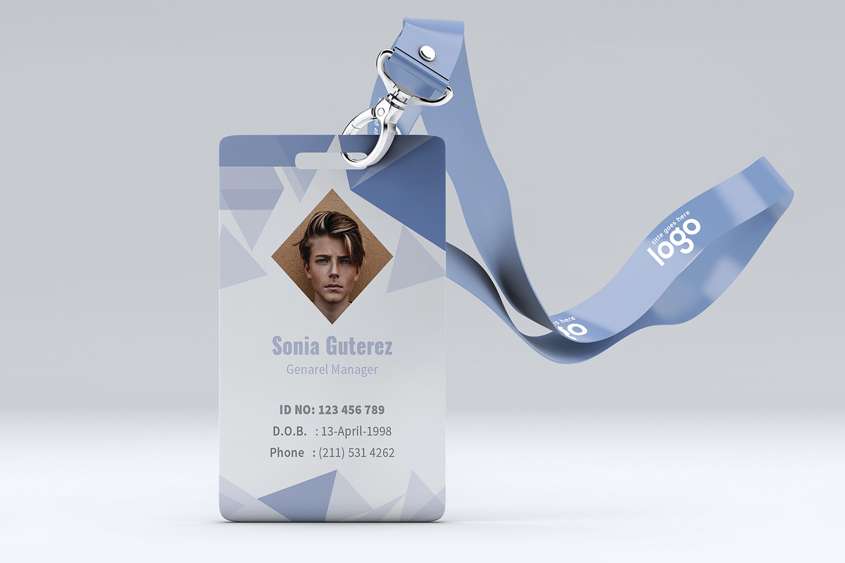 Creative Abstract ID Card Design in Stationery Templates - product preview 8