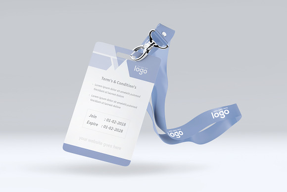 Creative Abstract ID Card Design in Stationery Templates - product preview 2