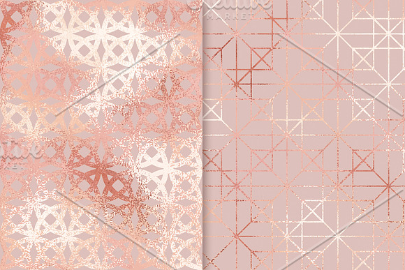 Rose Gold Set in Textures - product preview 3