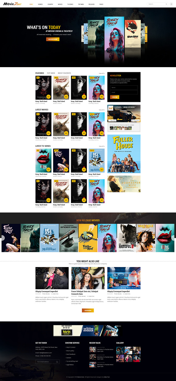 MovieZone - Movie, Cinema WP Theme in WordPress Magazine Themes - product preview 2