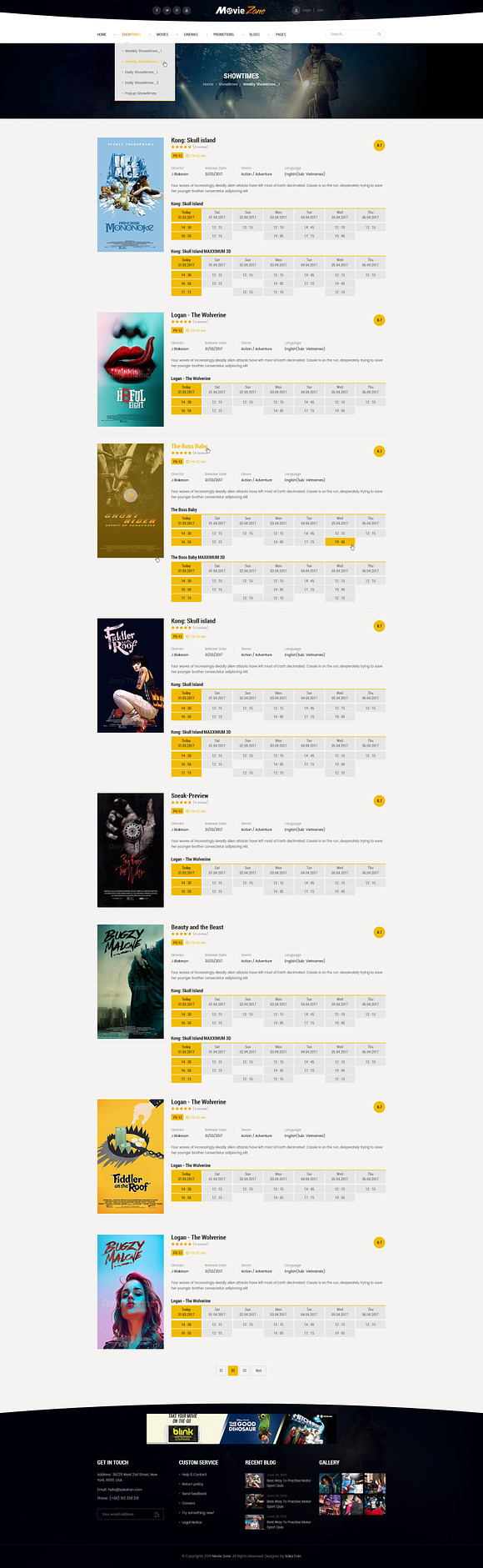 MovieZone - Movie, Cinema WP Theme in WordPress Magazine Themes - product preview 4