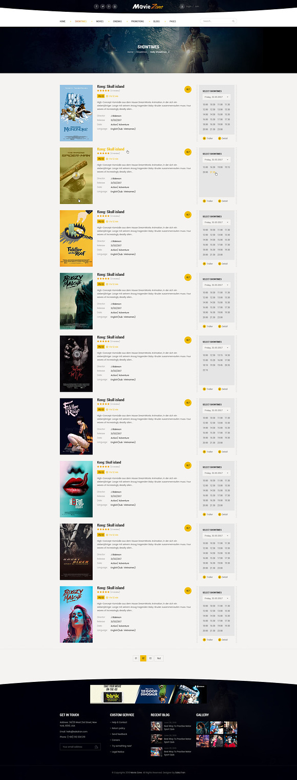 MovieZone - Movie, Cinema WP Theme in WordPress Magazine Themes - product preview 5