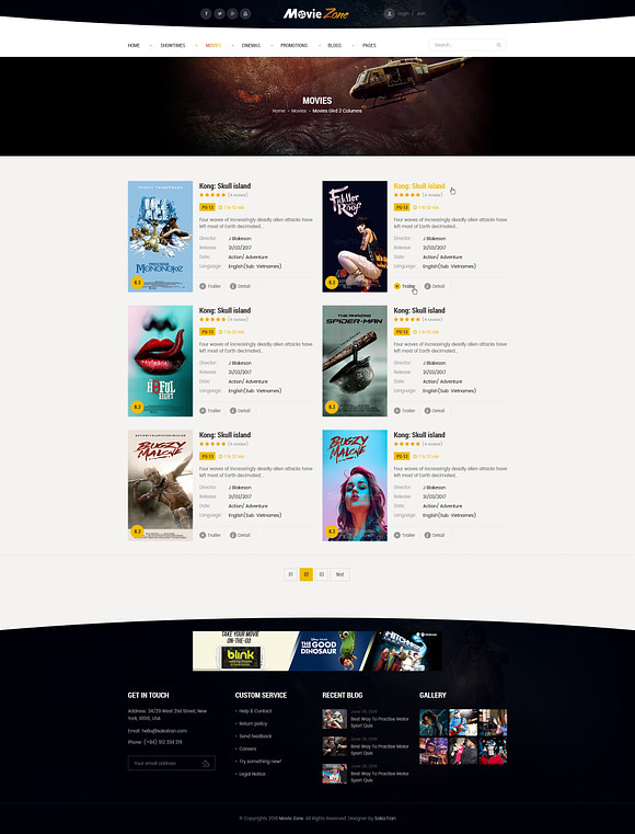 MovieZone - Movie, Cinema WP Theme in WordPress Magazine Themes - product preview 7