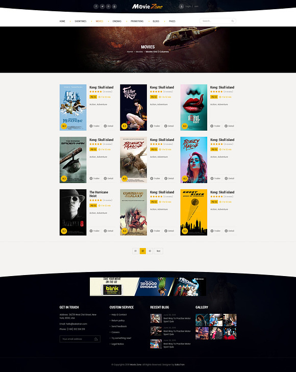 MovieZone - Movie, Cinema WP Theme in WordPress Magazine Themes - product preview 8