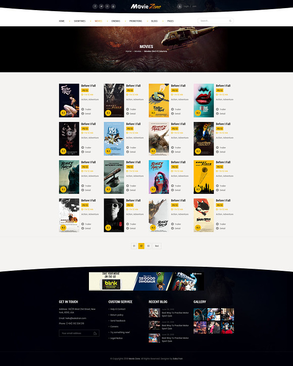 MovieZone - Movie, Cinema WP Theme in WordPress Magazine Themes - product preview 9