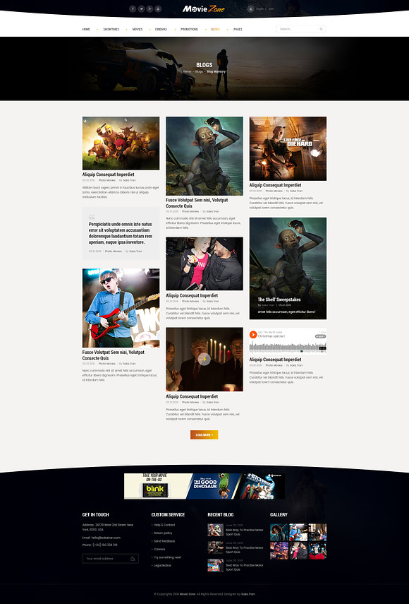MovieZone - Movie, Cinema WP Theme in WordPress Magazine Themes - product preview 11