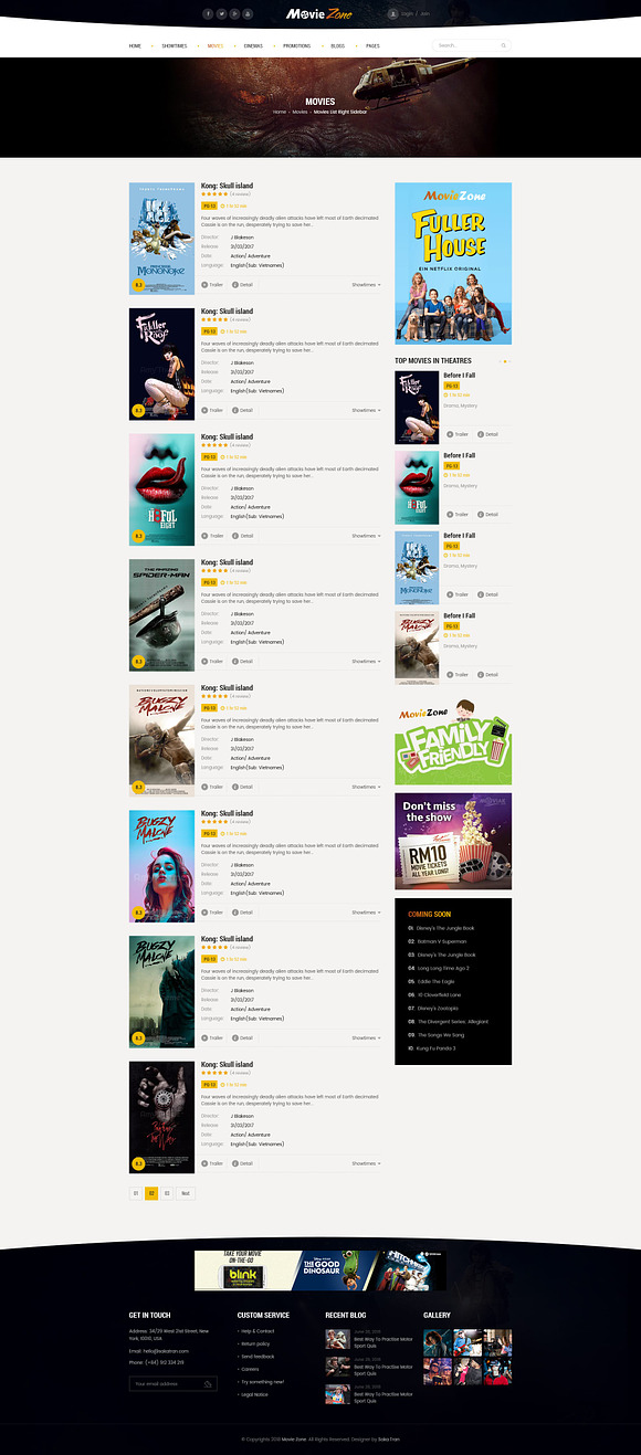 MovieZone - Movie, Cinema WP Theme in WordPress Magazine Themes - product preview 15