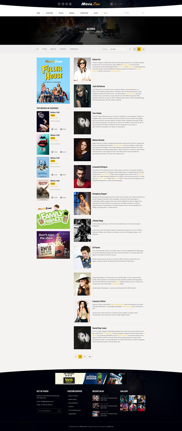 MovieZone - Movie, Cinema WP Theme in WordPress Magazine Themes - product preview 38