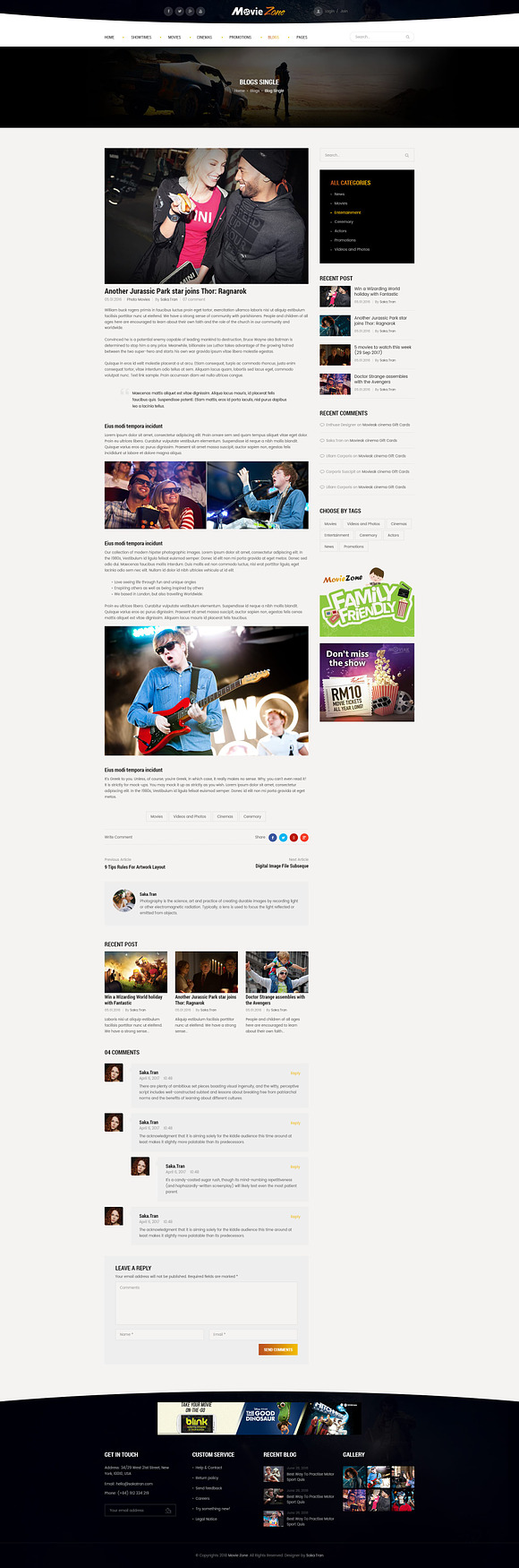 MovieZone - Movie, Cinema WP Theme in WordPress Magazine Themes - product preview 39