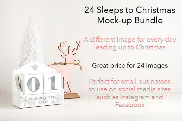 24 Christmas styled mockup images in Print Mockups - product preview 4