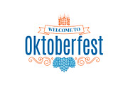 Oktoberfest vintage lettering 