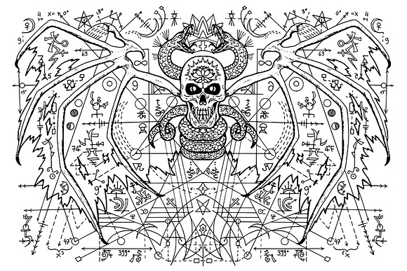 Sacred geometry. Part 1 in Illustrations - product preview 1