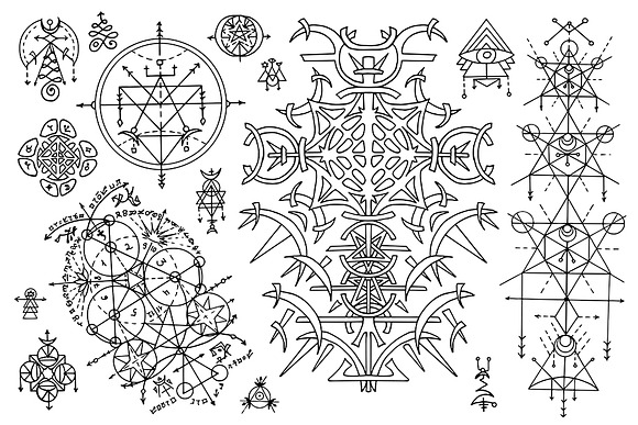 Sacred geometry. Part 1 in Illustrations - product preview 3