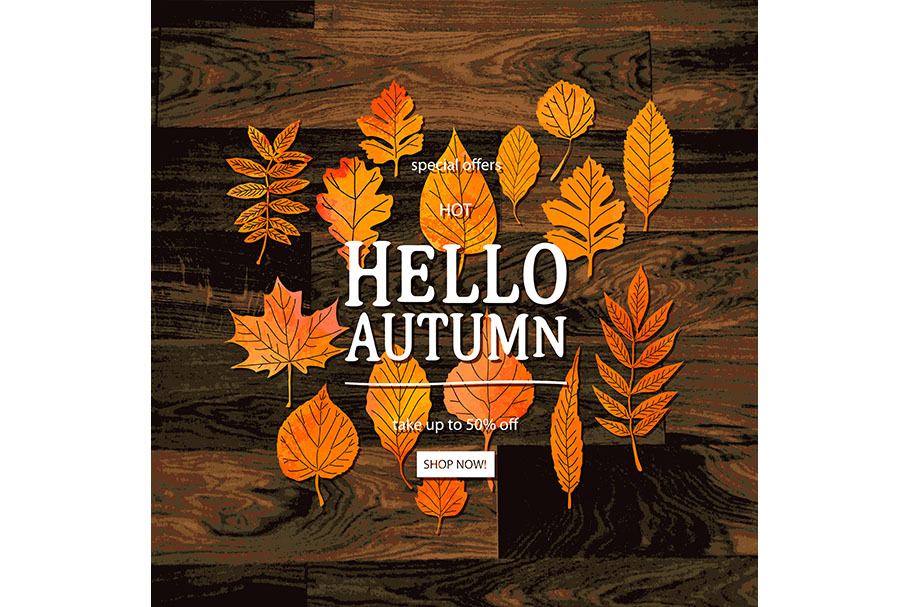Hello Autumn Sale Banner
