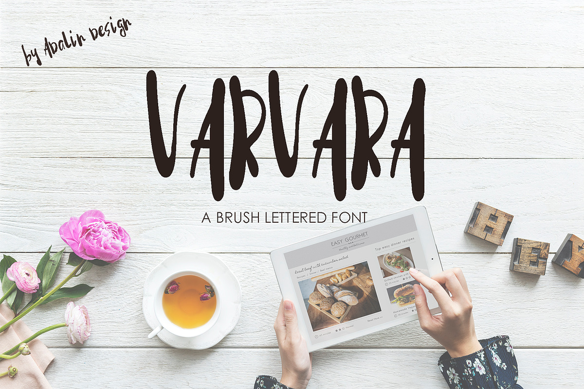 Varvara — A Handwritten Font in Slab Serif Fonts - product preview 8