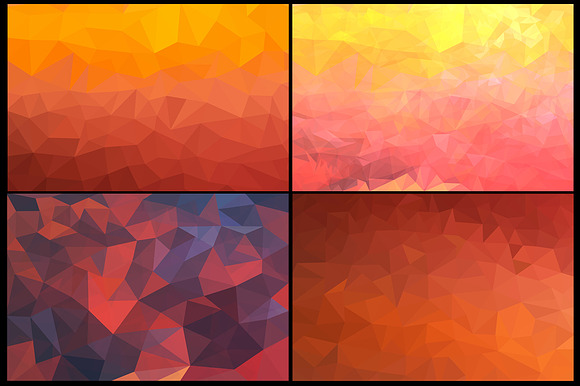 10 polygon backgrounds Textures  in Textures - product preview 2