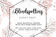 Blindspotting Handmade Script