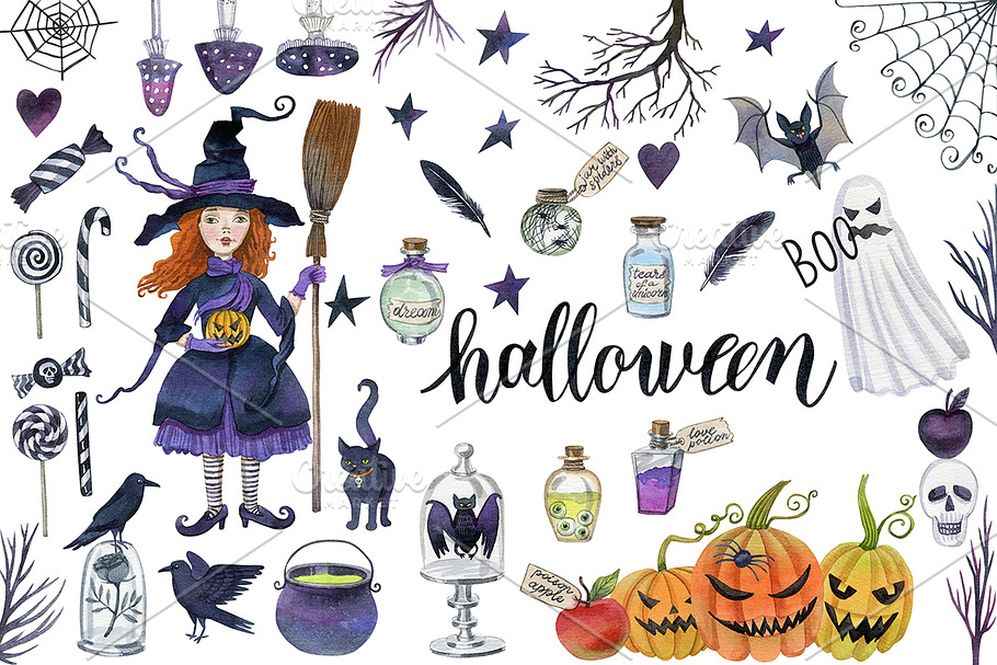 Halloween in Illustrations - product preview 8
